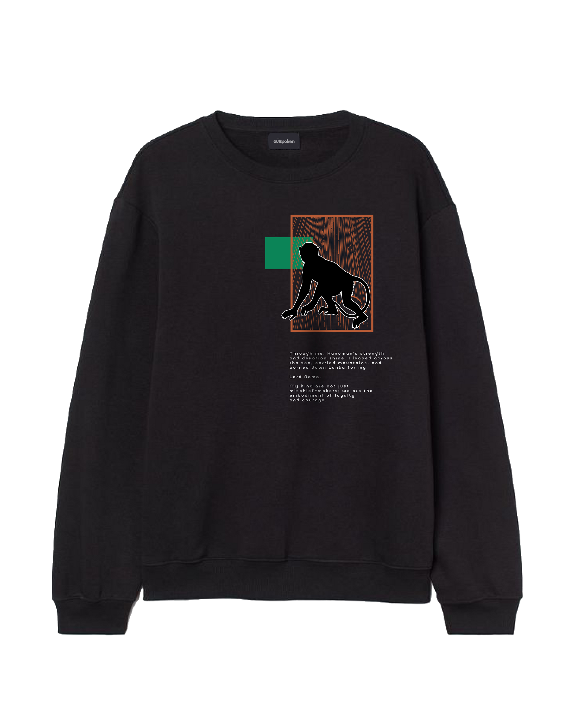 Outspoken Graphic Sweatshirt with History - Indian Culture