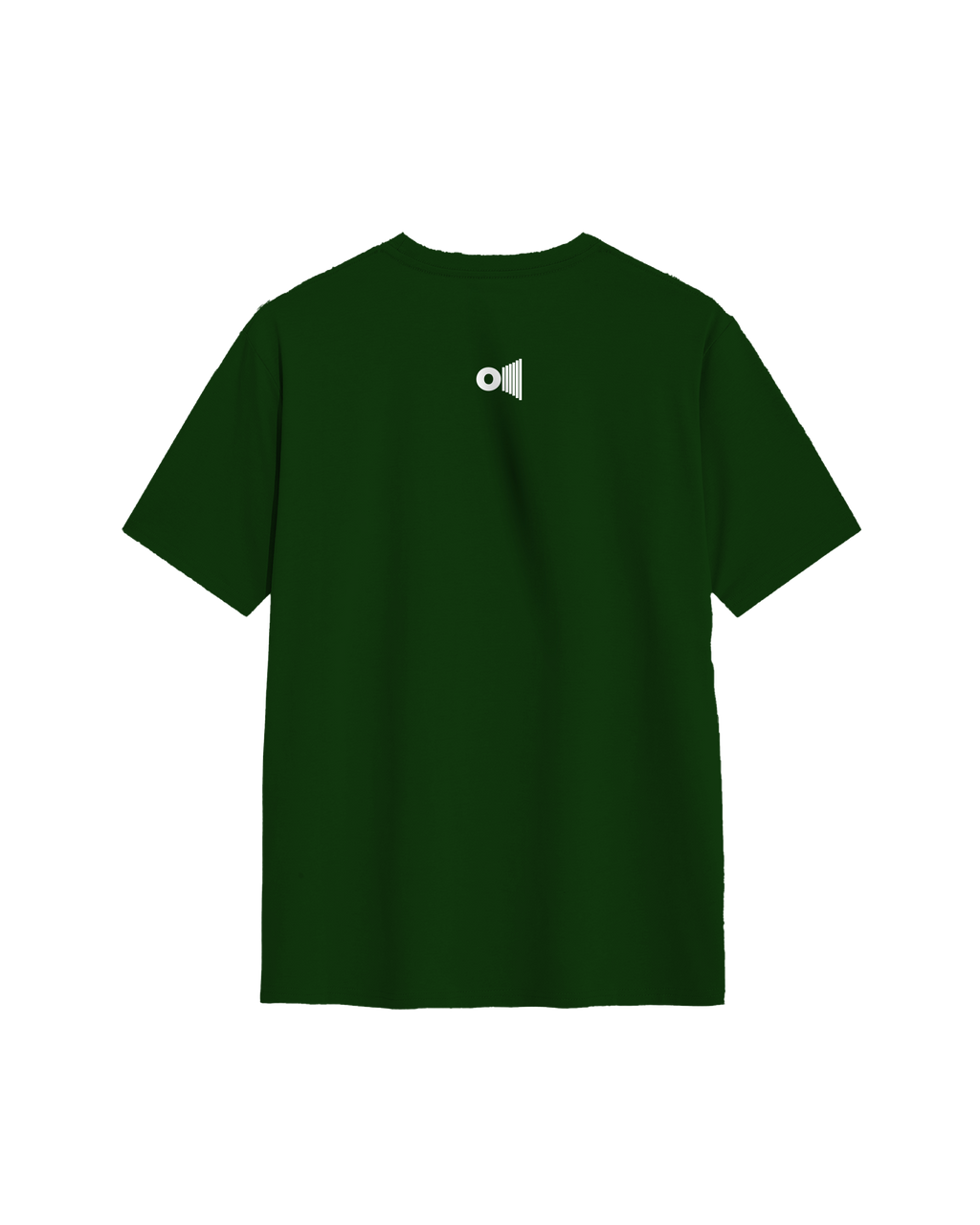 Outspoken green Corbett classic fit t-shirt showing the back with a small white logo near the neckline