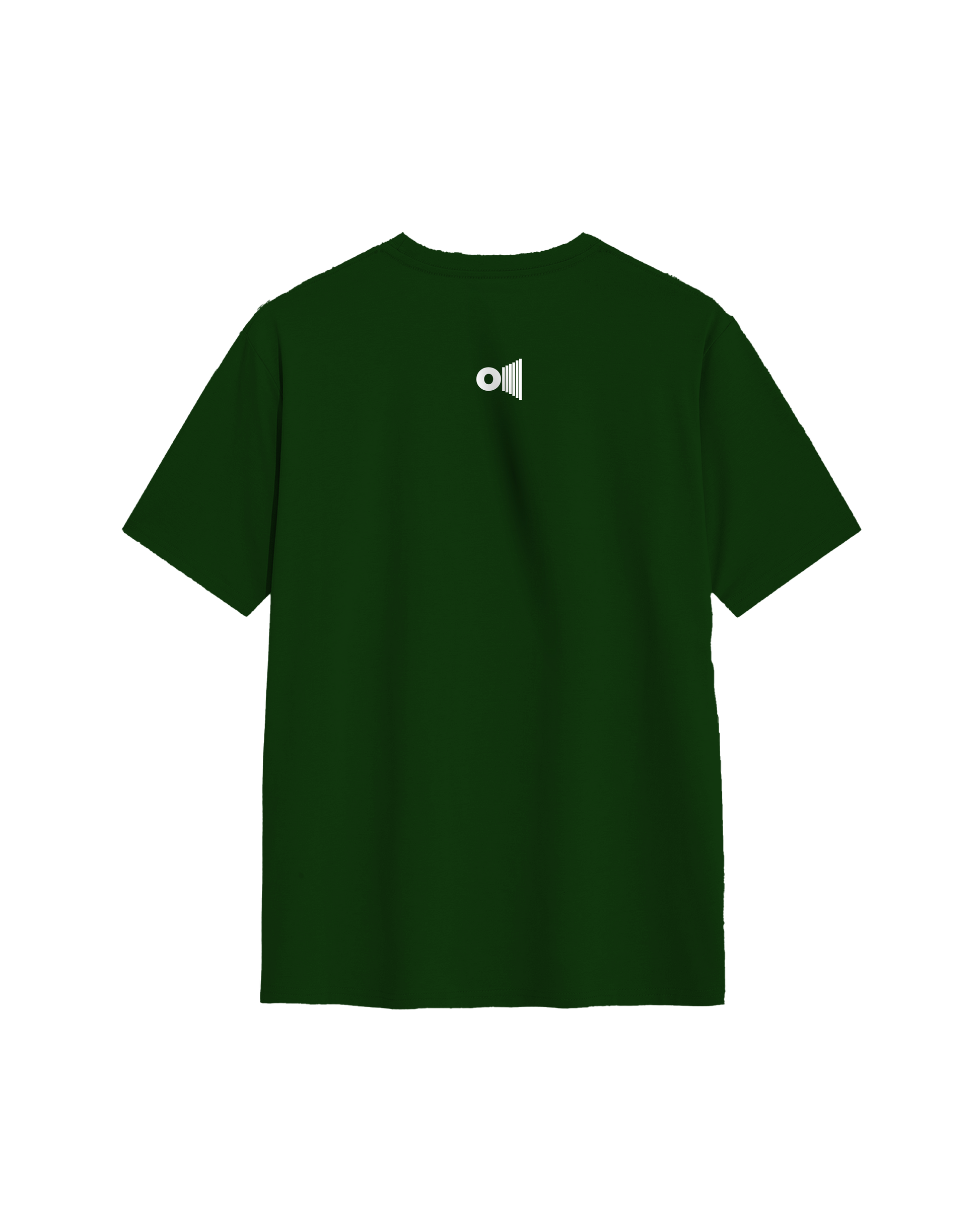 Outspoken green Corbett classic fit t-shirt showing the back with a small white logo near the neckline