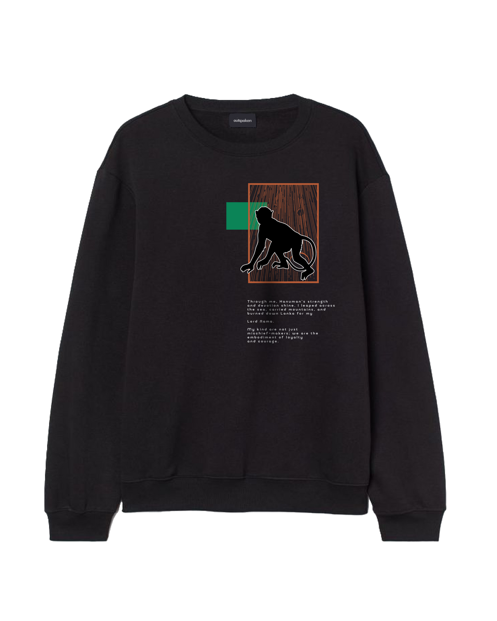 Outspoken Graphic Sweatshirt with History - Indian Culture